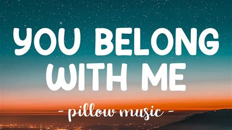 belong to me lyrics|belong with me letra.